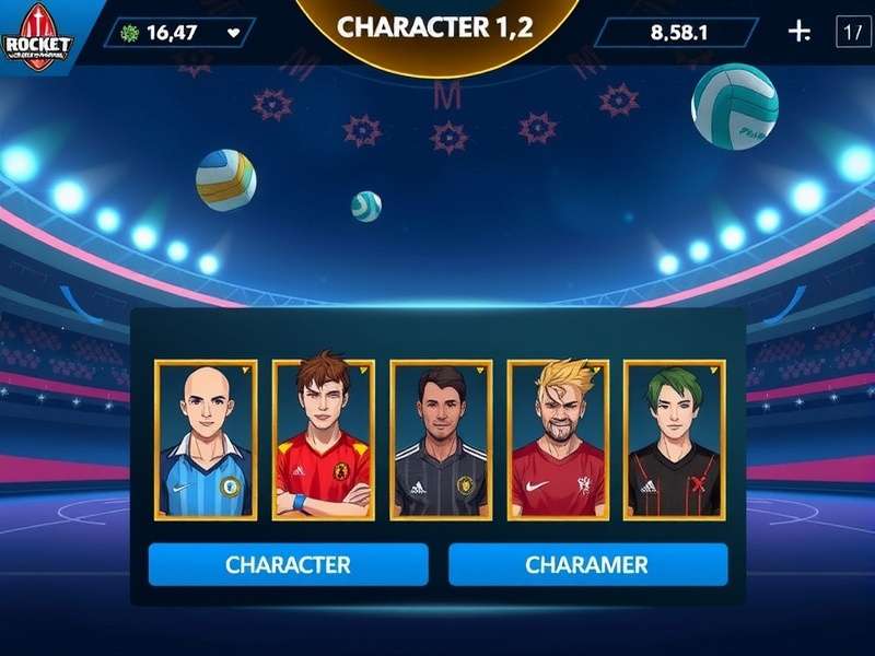 Rocket Volley Champions Gameplay